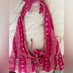 Zara pink halter top